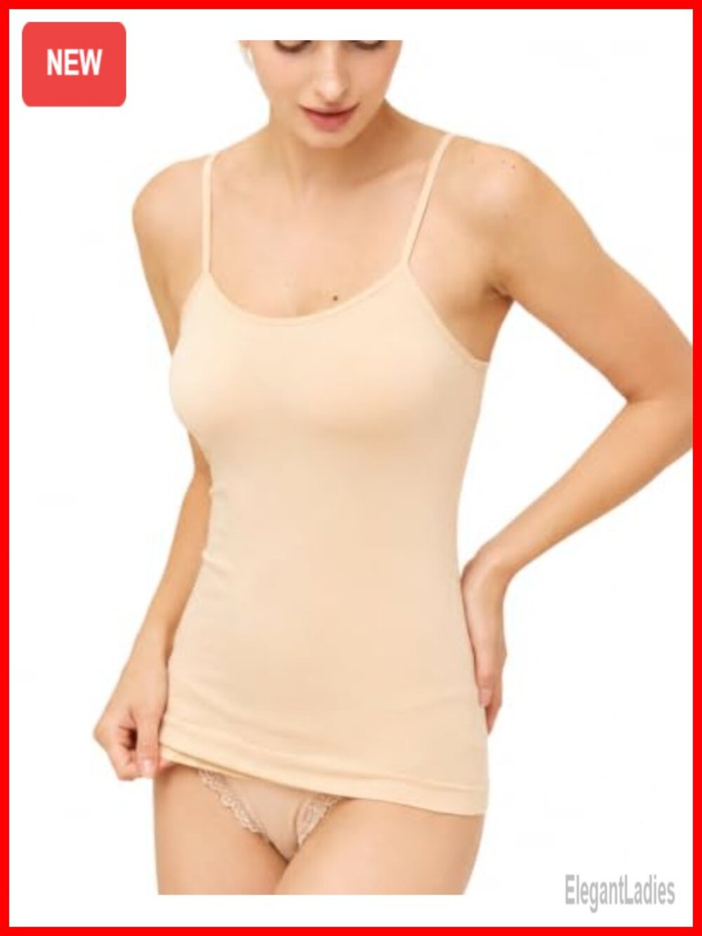 Seamless Slim Fit Camisole Lightweight Super Soft Layering Tank